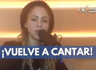 Shakira vuelve a cantar