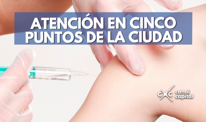 puntos de atención de vacunación en Bogotá