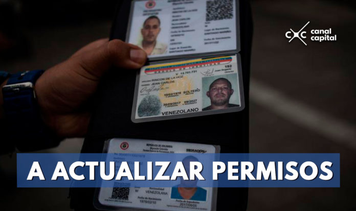venezolanos deberán actualizar permisos