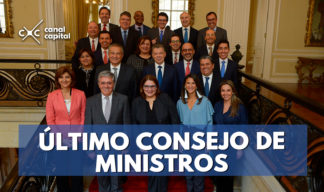 Despedida del presidente Santos en la última reunión del Consejo de Ministros