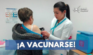 jornada de vacunación en Bogotá