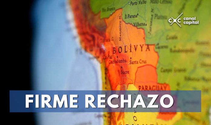 Bolivia rechaza incursión militar