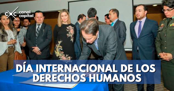 Bogotá celebró el Día Internacional de los Derechos Humanos con reconocimiento a líderes