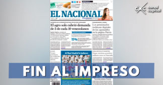Versión impresa del periódico El Nacional de Venezuela dejará de circular por falta de papel