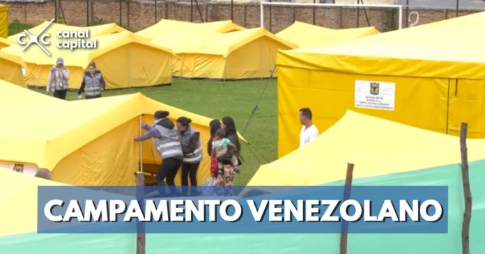 Campamento venezolano se levantará el 15 de enero