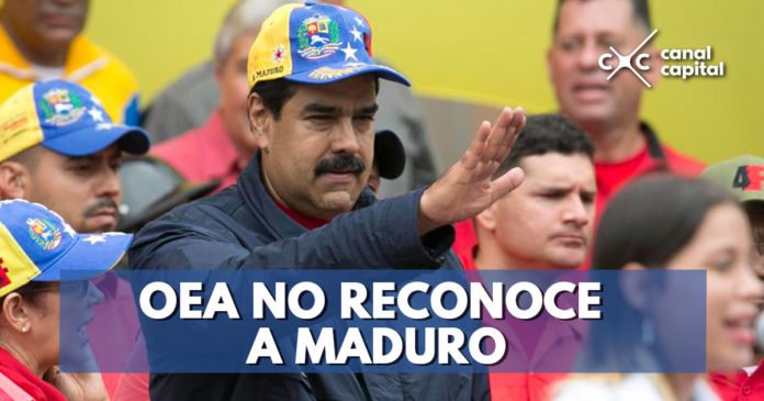 La OEA declaró ilegítimo al gobierno de Nicolás Maduro