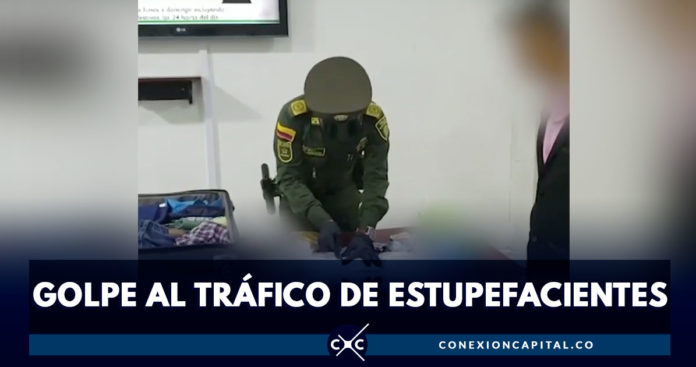 Incautaron más de 100 kilos de droga en el aeropuerto El Dorado
