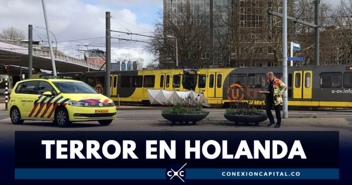 Tiroteo en tranvía de Holanda deja varios heridos y un muerto