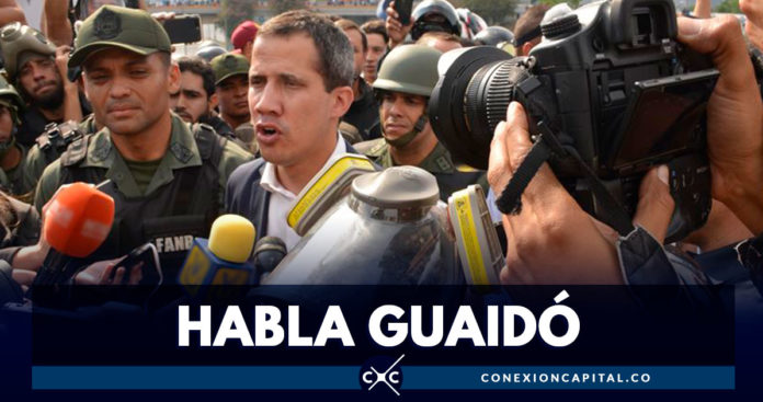 “Vamos a resistir pidiendo a los militares que se incorporen a esta lucha por Venezuela”: Guaidó