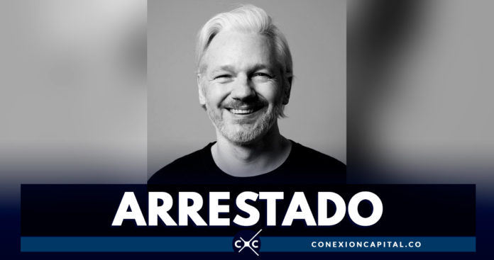 Julian Assange fue detenido en la Embajada de Ecuador en Londres