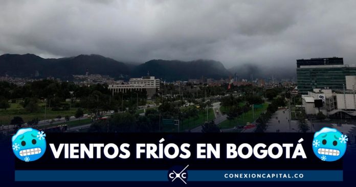 vientos fríos en Bogotá
