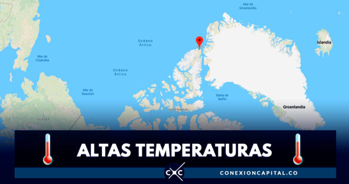 Récord absoluto de verano polar ártico en Alert, Polo Norte