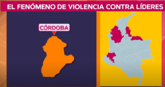 Violencia contra líderes en Colombia.