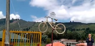 Ruta natural a ciclistas en Chía