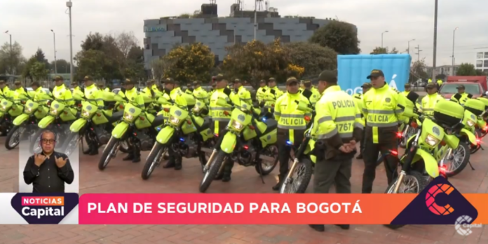 Policías de Bogotá.